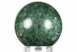 Polished Fuchsite Sphere - Madagascar #349689-1